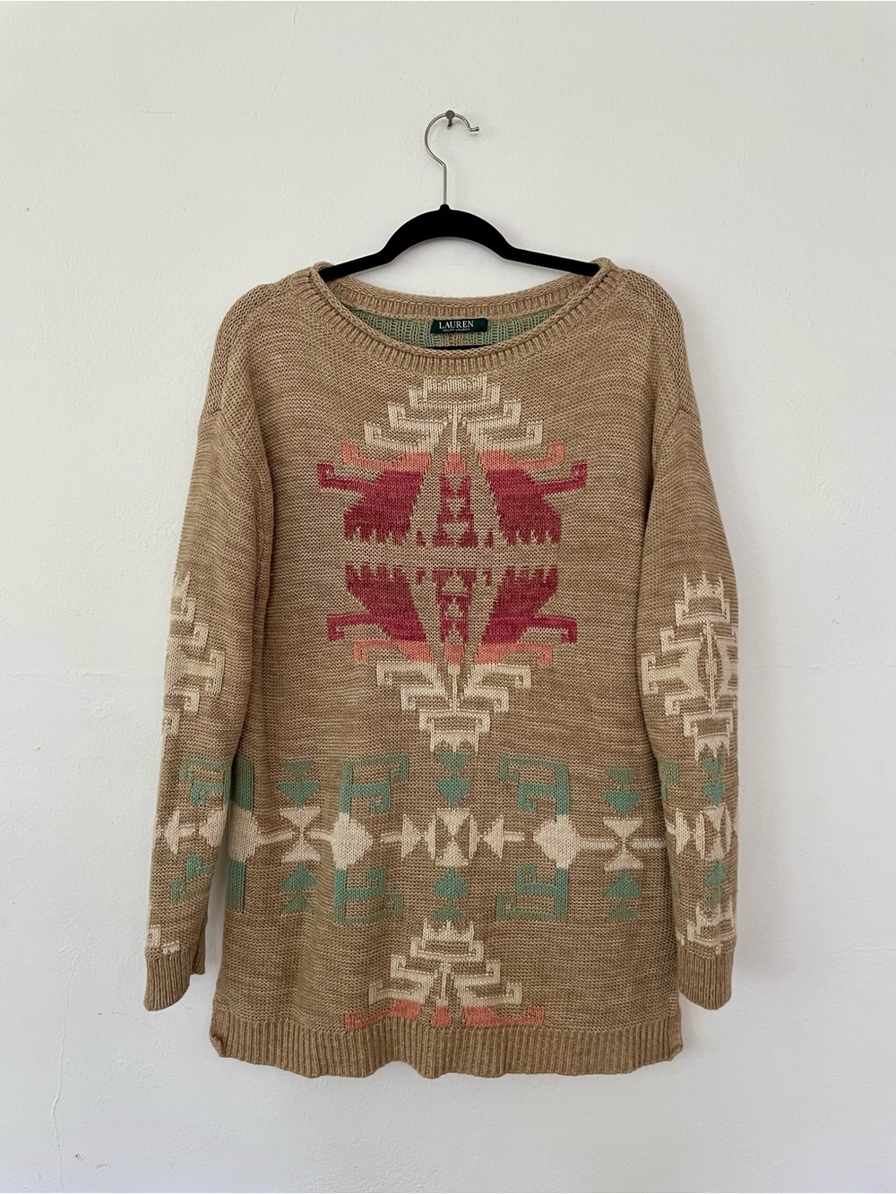 Lauren Ralph Lauren Aztec Knit Sweater
